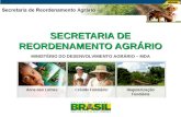 SECRETARIA DE REORDENAMENTO AGRÁRIO MINISTÉRIO DO DESENVOLVIMENTO AGRÁRIO – MDA.