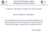 Ciclo de Debates sobre Defesa da Concorrência Ciclo de Debates sobre Defesa da Concorrência 2º Painel: Tributação e Defesa da Concorrência JÚLIO CÉZAR.