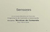 1 Sensores Universidade Metodista de Piracicaba Engenharia de Controle e Automação Disciplina: Técnicas de Comando Prof. Flávio Galib.