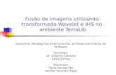 Fusão de imagens utilizando transformada Wavelet e IHS no ambiente TerraLib Disciplina: Paradigmas e Ferramentas de Desenvolvimento de Software Docentes: