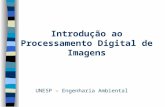 Introdução ao Processamento Digital de Imagens UNESP – Engenharia Ambiental.
