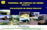 TRIBUNAL DE CONTAS DA UNIÃO SECEX-PB FISCALIZAÇÃO DE OBRAS PÚBLICAS.