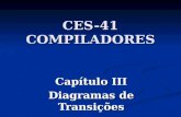 CES-41 COMPILADORES Capítulo III Diagramas de Transições.