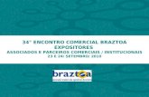34° ENCONTRO COMERCIAL BRAZTOA EXPOSITORES ASSOCIADOS E PARCEIROS COMERCIAIS / INSTITUCIONAIS 23 E 24/ SETEMBRO/ 2010.