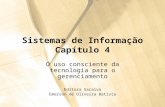 Sistemas de Informação Capítulo 4 O uso consciente da tecnologia para o gerenciamento Editora Saraiva Emerson de Oliveira Batista.