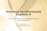 Sistemas de Informação Capítulo 8 O uso consciente da tecnologia para o gerenciamento Editora Saraiva Emerson de Oliveira Batista.