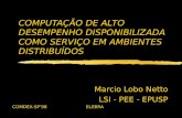 COMPUTAÇÃO DE ALTO DESEMPENHO DISPONIBILIZADA COMO SERVIÇO EM AMBIENTES DISTRIBUÍDOS Marcio Lobo Netto LSI - PEE - EPUSP COMDEX-SP98 ELEBRA.