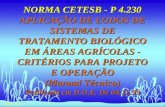 LODO - ELS NORMA CETESB - P 4.230 APLICAÇÃO DE LODOS DE SISTEMAS DE TRATAMENTO BIOLÓGICO EM ÁREAS AGRÍCOLAS - CRITÉRIOS PARA PROJETO E OPERAÇÃO (Manual.