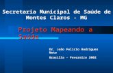 Projeto Mapeando a Saúde Secretaria Municipal de Saúde de Montes Claros - MG Dr. João Felício Rodrigues Neto Brasília - Fevereiro 2002.