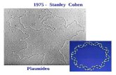 1975 - Stanley Cohen Plasmídeo. Conferencia de Asilomar - 1975 Pacific Grove - California USA - 139 cientistas de 17 nações - Recombinant DNA Advisory.