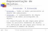 UERJ - Março 2001© Oscar Luiz Monteiro de Farias1 Representação de Objetos... Intensão X Extensão Extensão - todos os dados pertencentes ao objeto são.