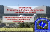 João Carlos da Cunha Bastos Superintendente de Coordenação da Operação Desempenho operacional das usinas nucleares brasileiras Workshop Presente e Futuro.