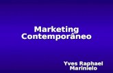 Marketing Contemporâneo Yves Raphael Marinielo. 2 OBJETIVOS: Promover o conhecimento e prática sobre o marketing em geral. Praticar diariamente o marketing.