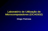 Laboratório de Utilização de Microcomputadores (DCA0302) Diogo Pedrosa.