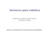 Www.ic.unicamp.br/~lmarcos/courses/mo810 Sensores para robótica Guilherme Augusto Silva Pereira Outubro de 2000.