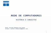 1 REDE DE COMPUTADORES HISTÓRIA E CONCEITOS Prof. Airton Ribeiro de Sousa E-mail: airton.ribeiros@gmail.com SERVIÇO NACIONAL DE APRENDIZAGEM COMERCIAL.