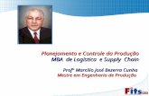 Planejamento e Controle da Produção MBA de Logística e Supply Chain Prof° Marcilio José Bezerra Cunha Mestre em Engenharia de Produção.