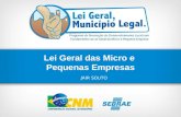 Lei Geral das Micro e Pequenas Empresas JAIR SOUTO.