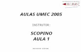 INSTRUTOR SCOPINO AULAS UMEC 2005 INSTRUTOR: SCOPINO AULA 1.