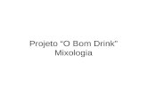 Projeto O Bom Drink Mixologia. Logo - referências.