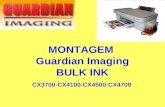 MONTAGEM Guardian Imaging BULK INK CX3700-CX4100-CX4500-CX4700.