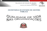 Secretaria de Estado de Gestão Pública SECRETARIA DE ESTADO DE GESTÃO PÚBLICA Governo do Estado de São Paulo.