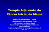 Terapia Adjuvante do Câncer Inicial da Mama Maurício Magalhães Costa Mestre e Doutor em Ginecologia UFRJ MBA Executivo em Saúde IBMEC Especialização em.