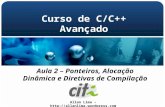 Allan Lima –  Curso de C/C++ Avançado Aula 2 – Ponteiros, Alocação Dinâmica e Diretivas de Compilação.