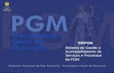 SISPGM Sistema de Gestão e Acompanhamento de Serviços e Processos da PGM.