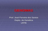 GENOMAS Prof. José Ferreira dos Santos Depto. de Genética UFPE.