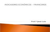 Prof.º José Luis. INDICADORES DE LIQUIDEZ ESTÁTICA INDICADORES DE LIQUIDEZ ESTÁTICA Os indicadores de liquidez estática procuram evidenciar o grau de.
