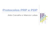 Protocolos PRP e PDP Aldo Carvalho e Marcos Lubas.