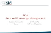 PKM Personal Knowledge Management Luciana Annunziata Dobra Christiane Ng Café com Blogueiros.