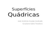 Superfícies Quádricas José Antônio Araújo Andrade Graziane Sales Teodoro.