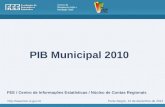 PIB Municipal 2010 Porto Alegre, 12 de dezembro de 2012 FEE / Centro de Informações Estatísticas / Núcleo de Contas Regionais.