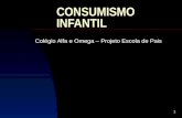 1 CONSUMISMO INFANTIL Colégio Alfa e Omega – Projeto Escola de Pais.