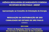 REGULAÇÃO DA DISTRIBUIÇÃO DE GÁS CANALIZADO NO ESTADO DE SÃO PAULO 31/03/2011 Apresentação ao Conselho de Orientação de Energia ZEVI KANN Diretor de Regulação.