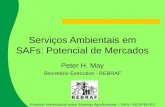 Peter H. May Secretário Executivo - REBRAF Serviços Ambientais em SAFs: Potencial de Mercados Simpósio Interestadual sobre Sistemas Agroflorestais – SAFs.