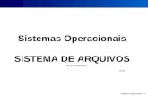 Sistemas Operacionais #1 Pontifícia Universidade Católica PUC - Minas Poços de Caldas Sistemas Operacionais SISTEMA DE ARQUIVOS Prof. D.Sc. Eduardo Barrére.