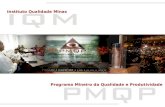 Programa Mineiro da Qualidade e Produtividade Instituto Qualidade Minas.