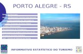 PORTO ALEGRE - RS INFORMATIVO ESTATÍSTICO DO TURISMO Estudo da Demanda Turística Internacional Estudo da Demanda Turística Internacional Movimentação de.
