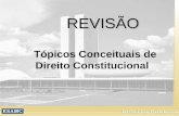 REVISÃO Tópicos Conceituais de Direito Constitucional.