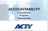 Www.acty.com.brAção estruturada para o crescimento ACCOUNTABILITY Consultoria Projetos Capacitação Ação estruturada para o crescimento.