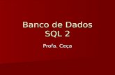 Banco de Dados SQL 2 Profa. Ceça. Ceça Moraes2 Visão Gráfica do Exemplo.