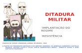 DITADURA MILITAR IMPLANTAÇÃO DO REGIME RESISTÊNCIA CHARGE DE CÁSSIO LOREDANO, JORNAL DO BRASIL, 1984 A PARTIR DO PRESIDENTE SENTADO E NO SENTIDO HORÁRIO,