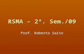 RSMA – 2º. Sem./09 Prof. Roberto Saito. INTRODUÇÃO Conceitos principais: Conceitos principais: 1. Autonomia 2. Cooperação 3. Produção.