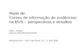 Rede de Fontes de informação de evidências na BVS – perspectivas e desafios Abel L. Packer Director BIREME/OPAS/OMS Wokshop BVS – HEN, São Paulo, 10 –