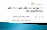 Secção 8 2011/2012 Detecção Remota Ema Aldeano 49267.