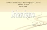 1 Instituto de educação Tecnológica de Cascais Mundo Actual 2003-2004 Trabalho elaborado por: Pedro Madeira Nº11 Andreia Loureiro Nº2.