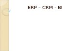 ERP – CRM - BI. ERP Enterprise Resource Planning – Planejamento de Recursos Empresariais. Arquitetura de sistemas modulares com banco de dados centralizado.
